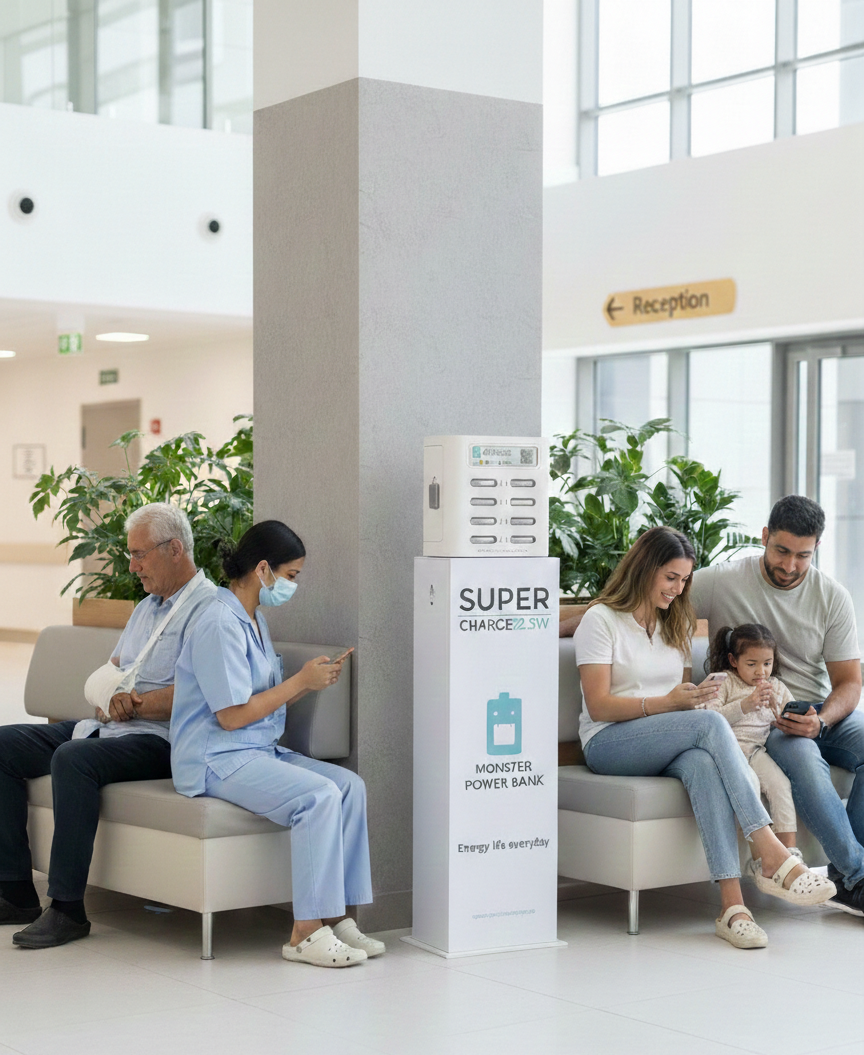 Power Bank Rental for Hospitals